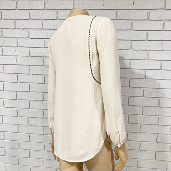 J Crew Women’s Cream Trim Top - Picture 8 of 12